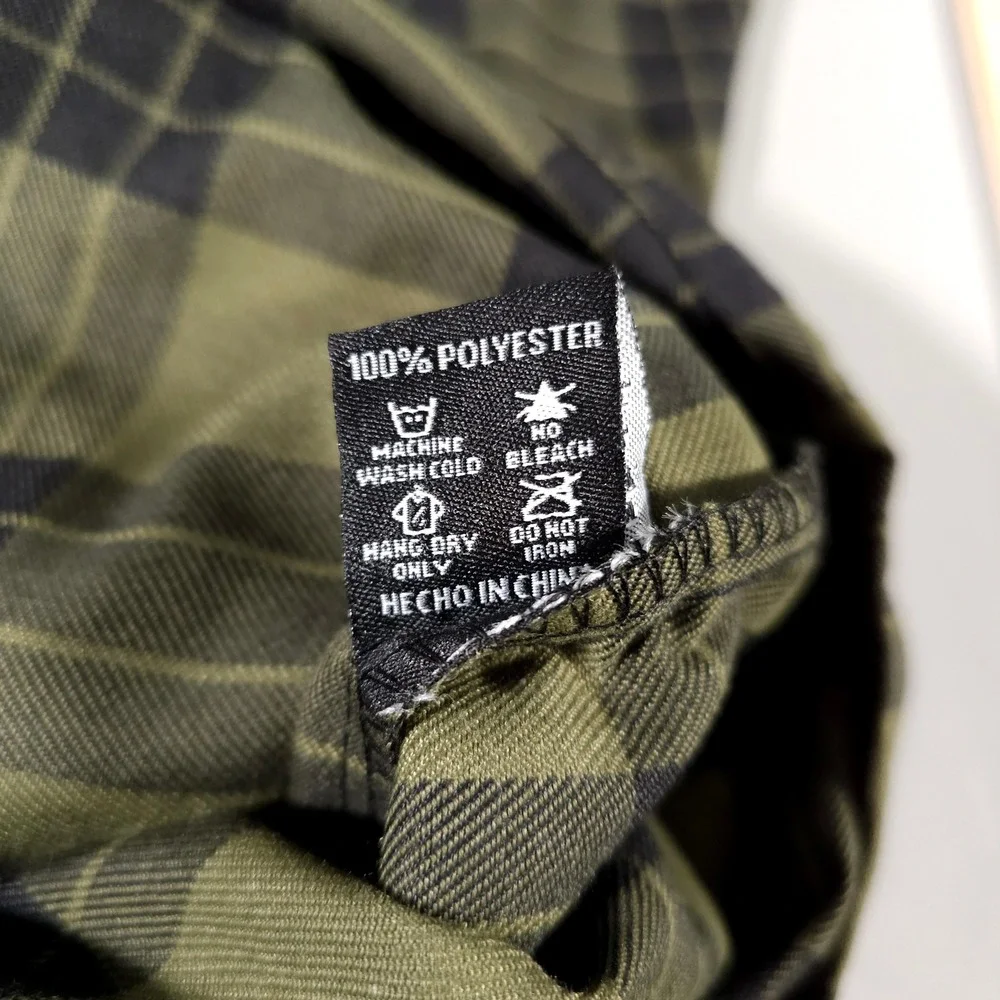 Dixxon Flannel Co Shirt Mens 5X Green Black 38 Special Plaid Button Up NWT New - Picture 4 of 8